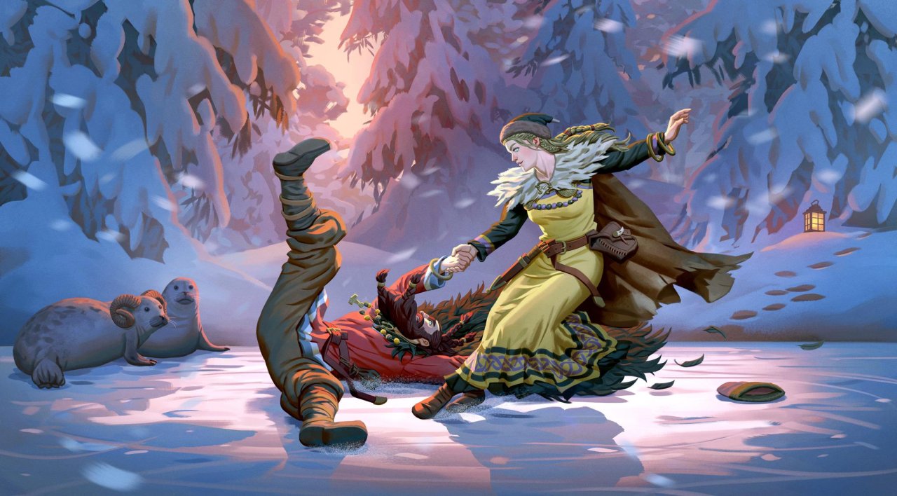 Official Christmas Art by Matts (and sneak peak of Deep North!)